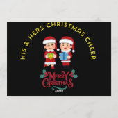 HIS & HERS CHRISTMAS CHEER 招待状 (裏面)