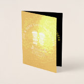 HIS & HERS CHRISTMAS CHEER 箔カード (正面)