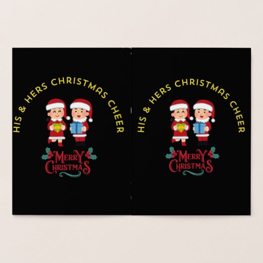 HIS & HERS CHRISTMAS CHEER 箔カード (内部)
