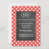 His & Hers Vhechere/バチェロレッテBBQ招待状 招待状 (裏面)