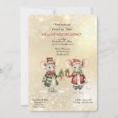 His & His Little Mice Wedding Shower シーズンカード (正面)