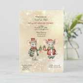 His & His Little Mice Wedding Shower シーズンカード (スタンド正面)