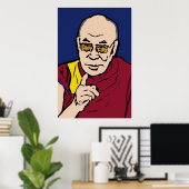 His Holiness the Dalai Lama ポスター (ホームオフィス)