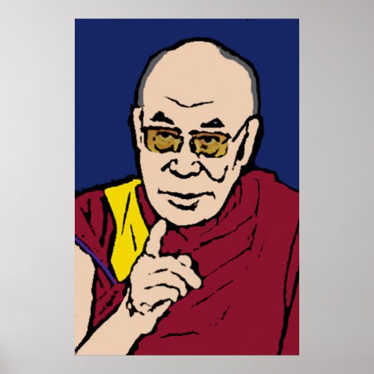 His Holiness the Dalai Lama ポスター (正面)