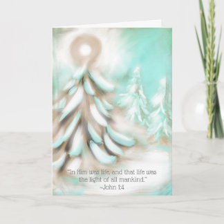 「His Light」クリスマス カード