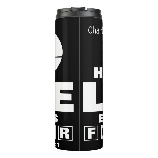 His Love Endures Forever タンブラー (裏面)