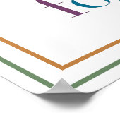 His Love Endures Forever Elegant Clean Christian ポスター (角)