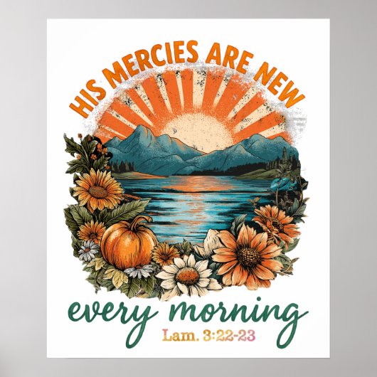His Mercies Are New... ポスター (正面)