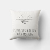 His Mercies Are New Every Morning クッション (裏面)