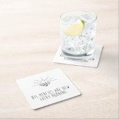 His Mercies Are New Every Morning スクエアペーパーコースター (インサイチュ)