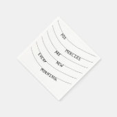 His Mercies are new every Morning スタンダードカクテルナプキン (角)