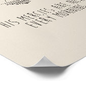 His Mercies Are New Every Morning ポスター (角)