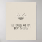 His Mercies Are New Every Morning ポスター (正面)