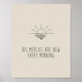 His Mercies Are New Every Morning ポスター