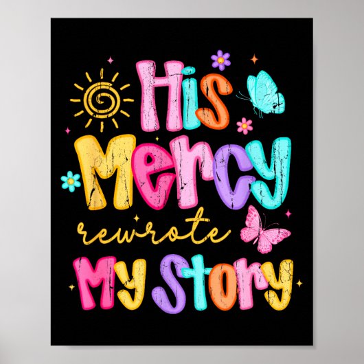 His Mercy Rewrote My Story, Thankful, Fall Christi ポスター (正面)
