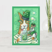 HIS N' FITZ CAT & RAT、応援からグリーンビールへおもしろい カード (正面)