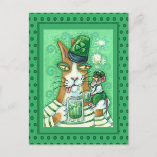 HIS N' FITZ CAT & RAT、応援からグリーンビールへおもしろい シーズンポストカード