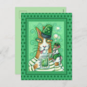 HIS N' FITZ CAT & RAT、応援からグリーンビールへおもしろい シーズンポストカード (正面/裏面)