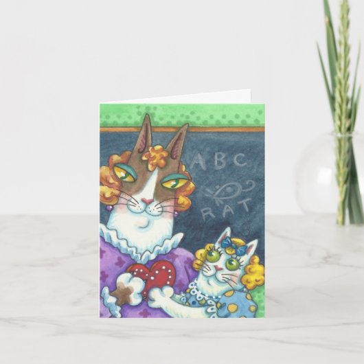 His N' Fitz Cats先生のペットのバレンタインカード シーズンカード (正面)