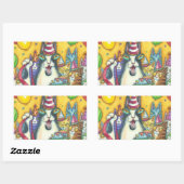 His N' Fitz Cats誕生日STICKERS RECTANGLE 長方形シール (シート)