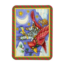 HIS N' FITZ CATS、おもしろい巨大クリスマス(鳥)ショウジョウコウカンチョウ マグネット