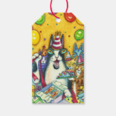 HIS N' FITZ CATS，子猫，ネズミ,おもしろい誕生日 ギフトタグ (正面)