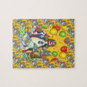 HIS N' FITZ CATS，子猫，ネズミ,おもしろい誕生日 ジグソーパズル (横)