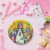 HIS N' FITZ CATS，子猫，ネズミ,おもしろい誕生日 ペーパープレート (パーティー)