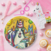 HIS N' FITZ CATS,子猫,ネズミ,おもしろい誕生日 ペーパープレート (パーティー)