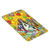 HIS N' FITZ CATS,子猫,ネズミ,おもしろい誕生日 マグネット (右側)