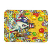 HIS N' FITZ CATS，子猫，ネズミ,おもしろい誕生日 マグネット (横)