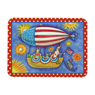 HIS N' FITZ CATS 4 OF JULY ZEPPELIN おもしろい MAGNE マグネット