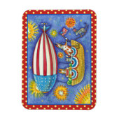 HIS N' FITZ CATS 4 OF JULY ZEPPELIN おもしろい MAGNE マグネット (縦)