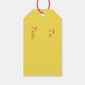 HIS N' FITZ CATS, BIRTHDAY PARTY GIFTラベルセット ギフトタグ (裏面)