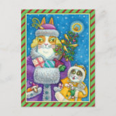 HIS N' FITZ CATS CHRISTMASショッピング、フェザー・ツリー シーズンポストカード (正面)