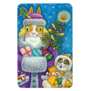 HIS N' FITZ CATS CHRISTMASショッピング、フェザー・ツリー マグネット
