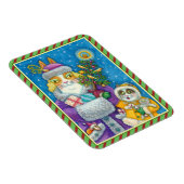 HIS N' FITZ CATS CHRISTMASショッピング、フェザー・ツリー マグネット (右側)