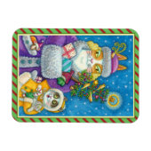 HIS N' FITZ CATS CHRISTMASショッピング、フェザー・ツリー マグネット (横)