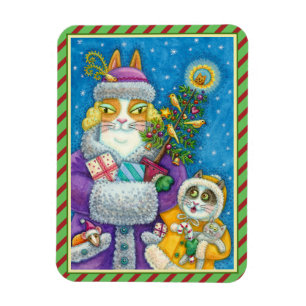 HIS N' FITZ CATS CHRISTMASショッピング、フェザー・ツリー マグネット