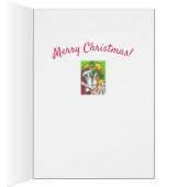 HIS N' FITZ CATS, SANTA CHRISTMAS GREETING CARD V (内側 (右))