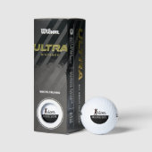 His Name Black\White Golfplayer ゴルフボール (パッケージ)