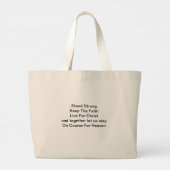 His Name Only - Tote Bag ラージトートバッグ (裏面)