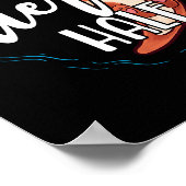 His Otter Half Pun Romantic Couple Valentine's Day ポスター (角)