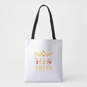 His Queen トートバッグ (正面)