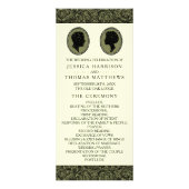 His & Shirsアールデコシルエット結婚式 プログラム (正面)