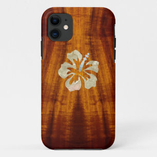 Hisbiscusの炎にあてられたKoa iPhone 11 ケース