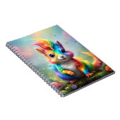 Hiskers of 疑問に思: The Rainbow Unicorn Squirrel ノートブック (右側)