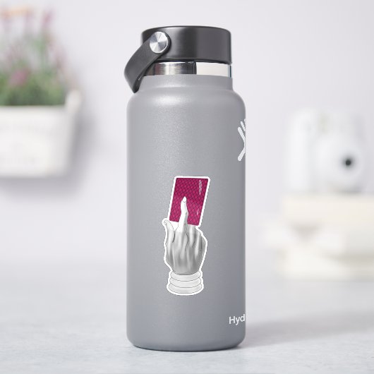 Hisoka’s hand with card シール (HydroFlask)
