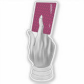 Hisoka’s hand with card シール (正面)