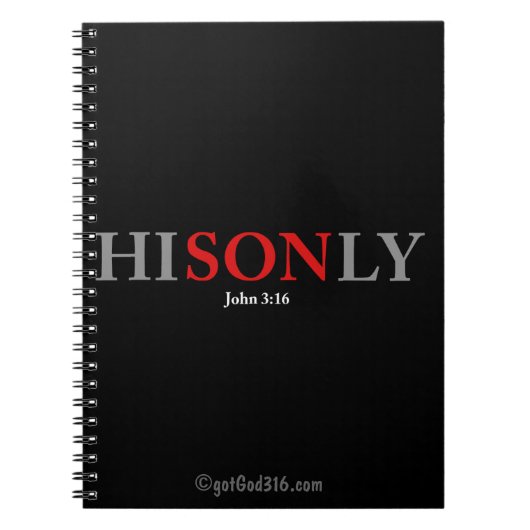 HISONLY gotGod316.com ノートブック (正面)